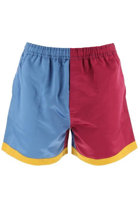 bode champ color-block shorts