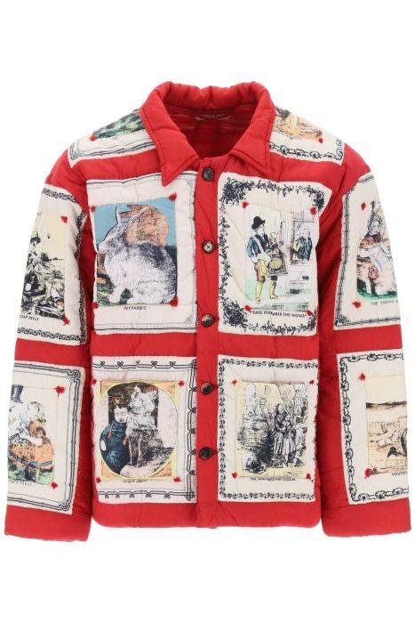 bode storytime quilted jacket