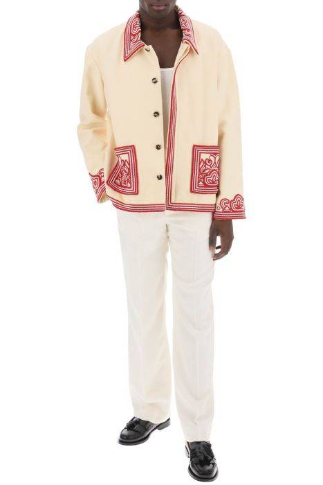 bode flora bead-embroidered jacket