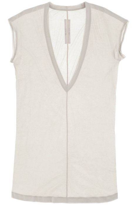 rick owens 'dylan' maxi t-shirt with v neck