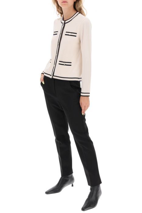 tory burch cardigan kendra in lana merino