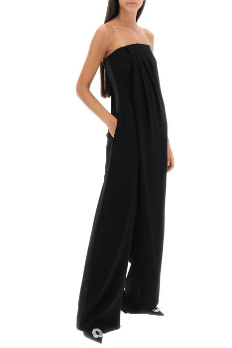 max mara 'bella' bandeau jumpsuit in cady