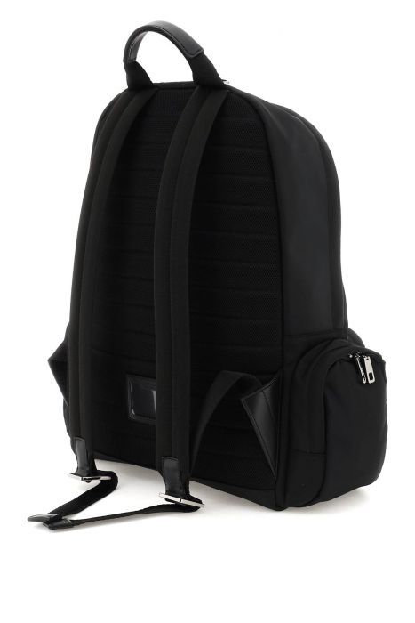dolce & gabbana nylon backpack with logo