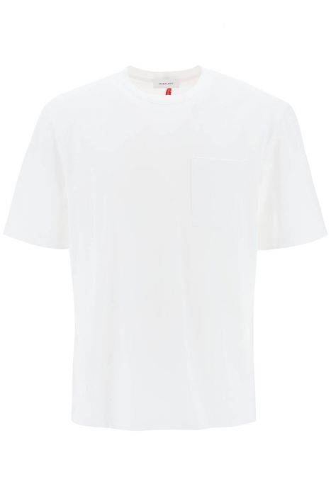 ferragamo t-shirt with contrasting inlay
