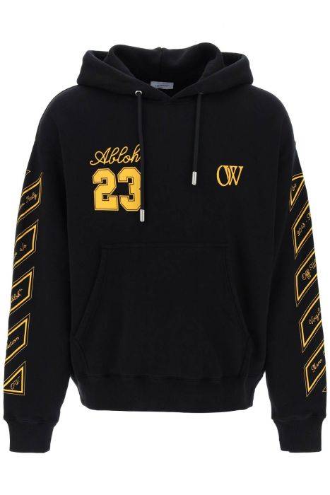 off-white skated hoodie with ow 23 logo