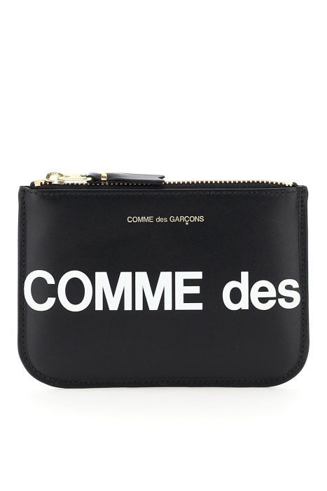 comme des garcons wallet huge logo pouch