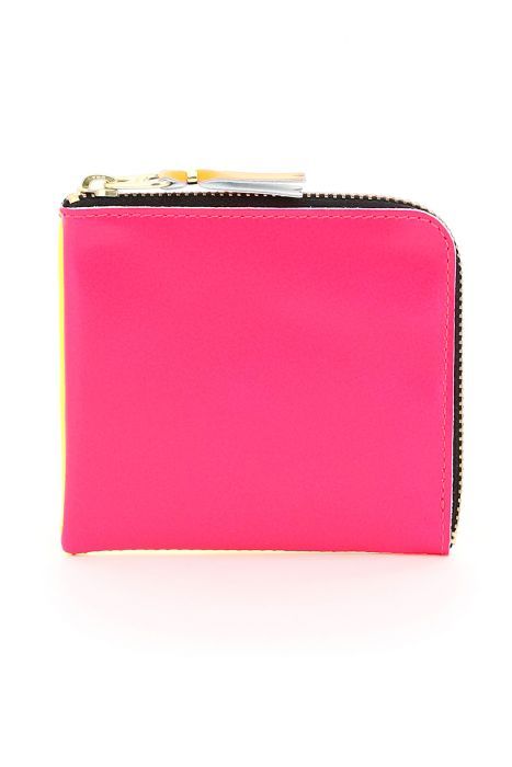 comme des garcons wallet portafoglio super fluo flat