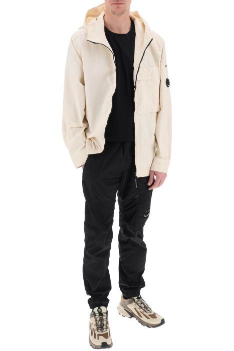 cp company light cotton hooded jacket
