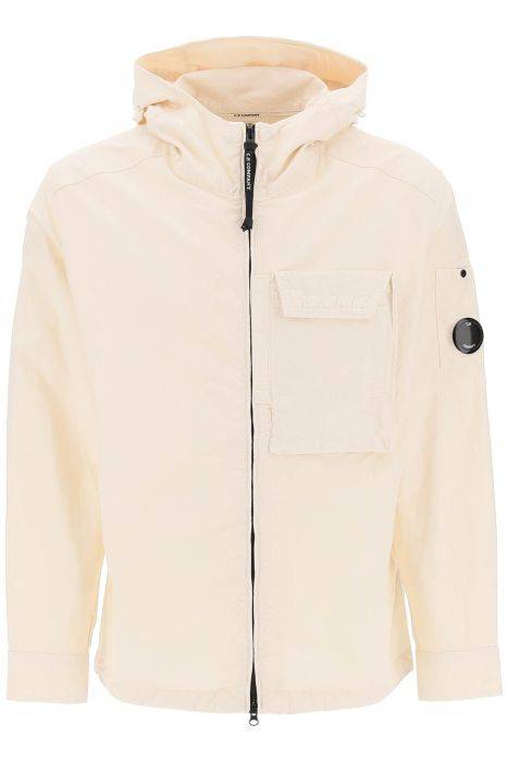 cp company light cotton hooded jacket