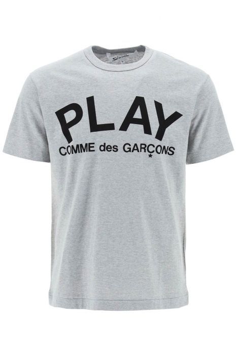 comme des garcons play t-shirt with play print