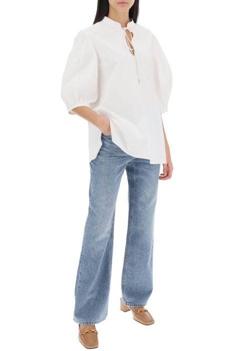 chloe' jeans flare con catene falabella