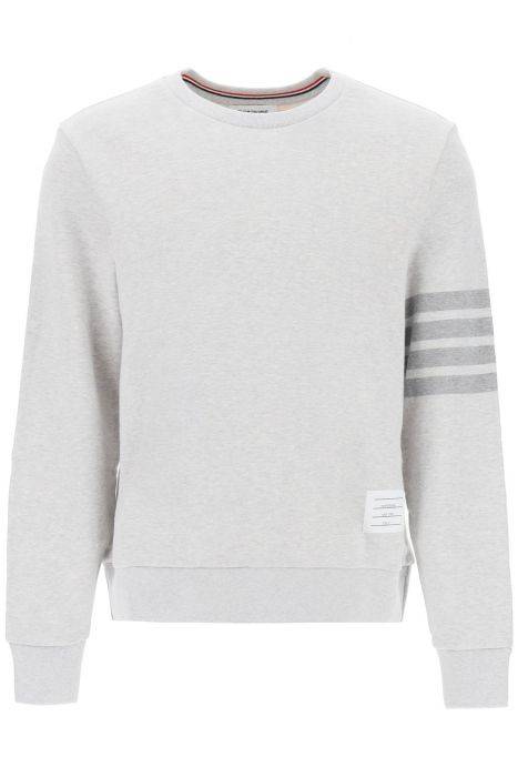 thom browne cotton 4-bar sweatshirt