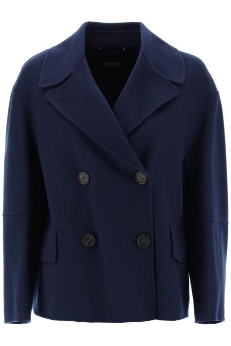 's max mara cape boxy peacoat