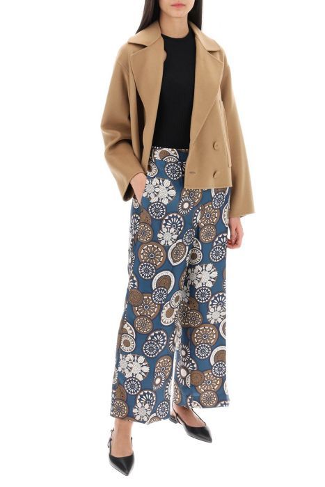 max mara studio celso cropped peacoat