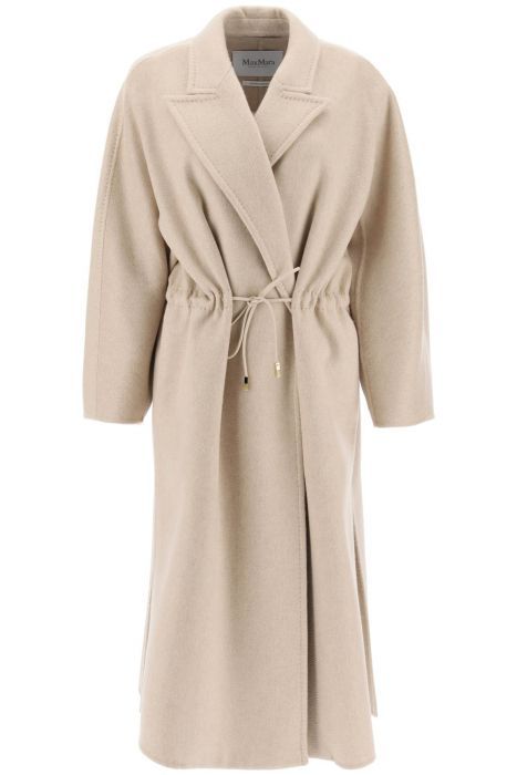 max mara cappotto bertone in cashmere con coulisse