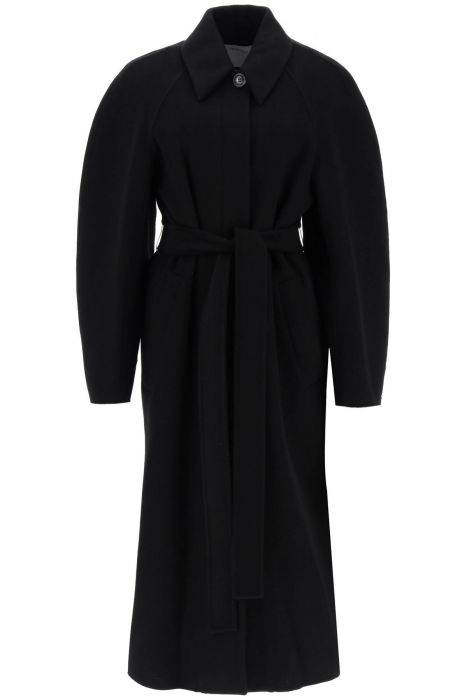 sportmax azzorre long coat in wool and cashmere