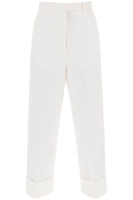 thom browne cropped wide leg jeans