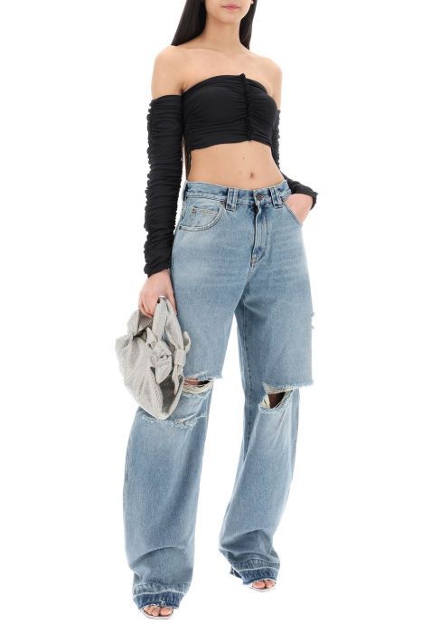 darkpark audrey cargo jeans with rips