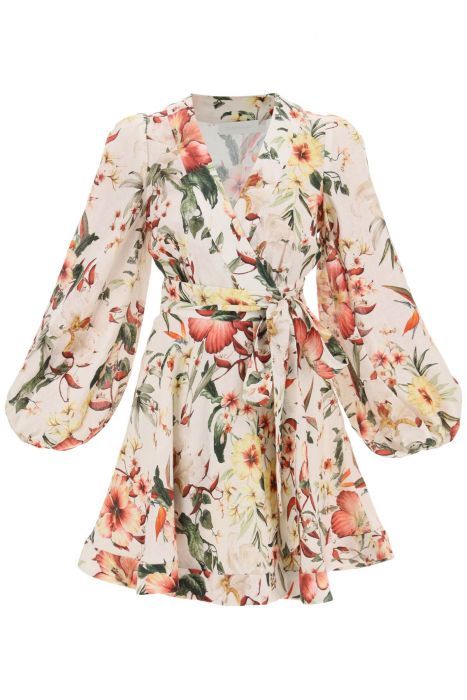 zimmermann lexi wrap mini dress