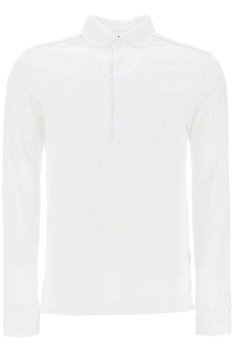 zegna long-sleeved polo shirt