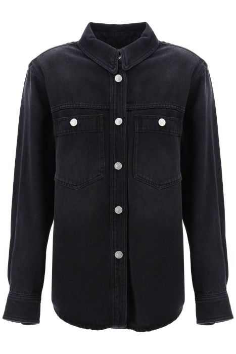 isabel marant denim talbot shirt