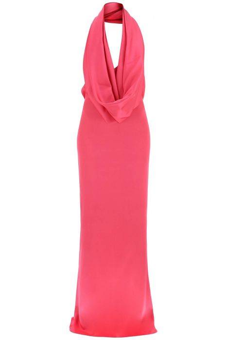giuseppe di morabito maxi gown with built-in hood