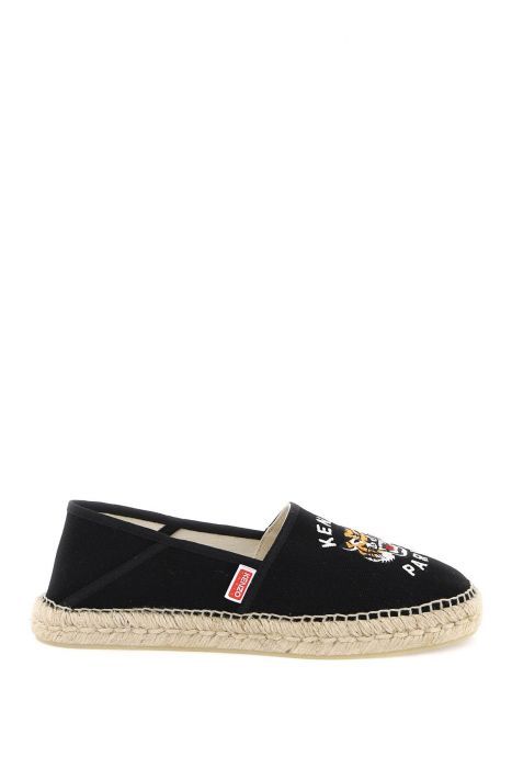 kenzo espadrillas in tela con ricamo logo