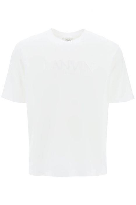 lanvin embroidered logo t-shirt