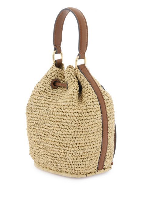 anya hindmarch eyes raffia handbag