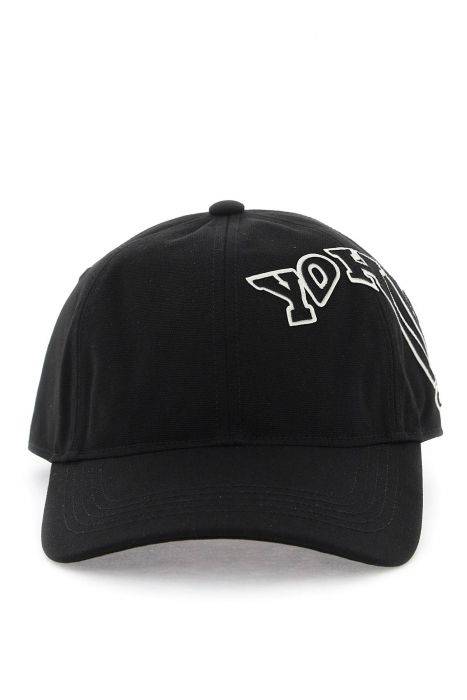 y-3 baseball cap with morphed logo patch