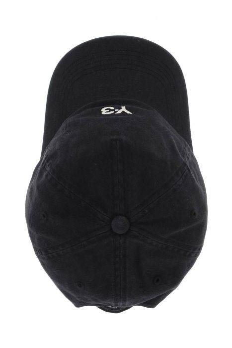 y-3 hat with curved brim