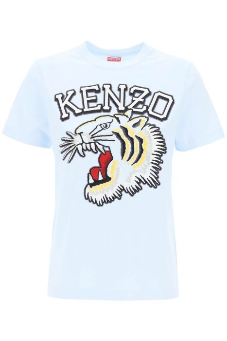 kenzo t-shirt girocollo tiger varsity
