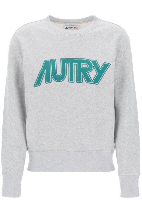 autry sweatshirt with maxi logo print