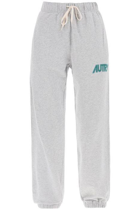 autry joggers with logo print