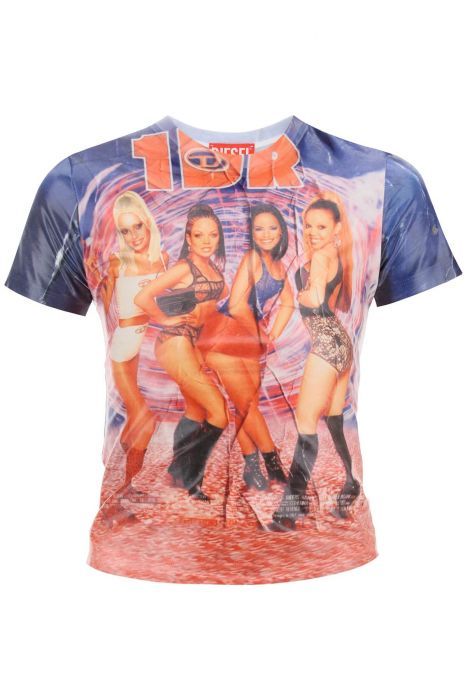 diesel printed t-jodie t-shirt