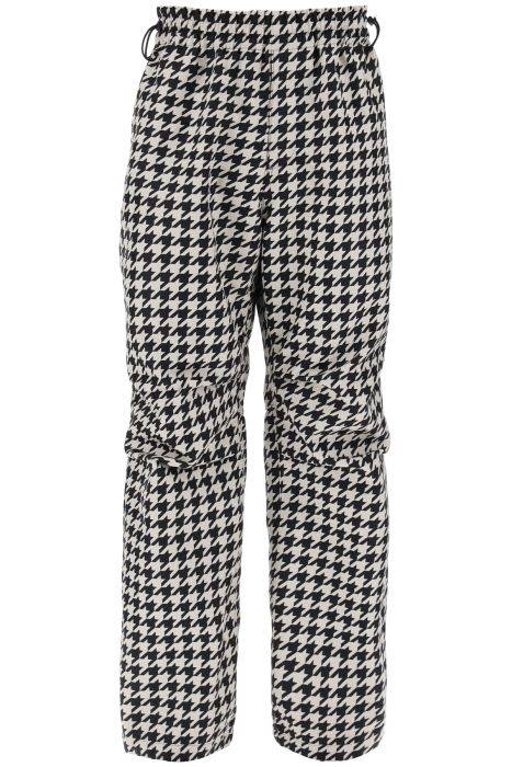 burberry workwear pants in houndstooth