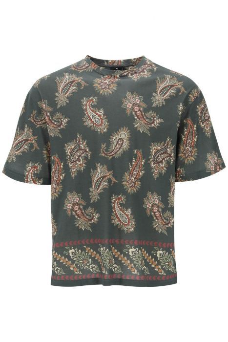 etro paisley print crewneck t