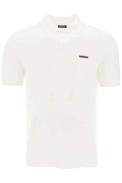 zegna regular fit cotton polo shirt