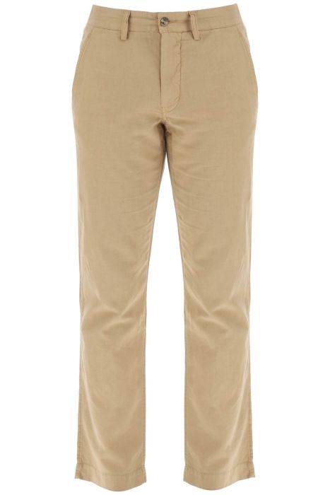 polo ralph lauren linen and cotton blend pants for