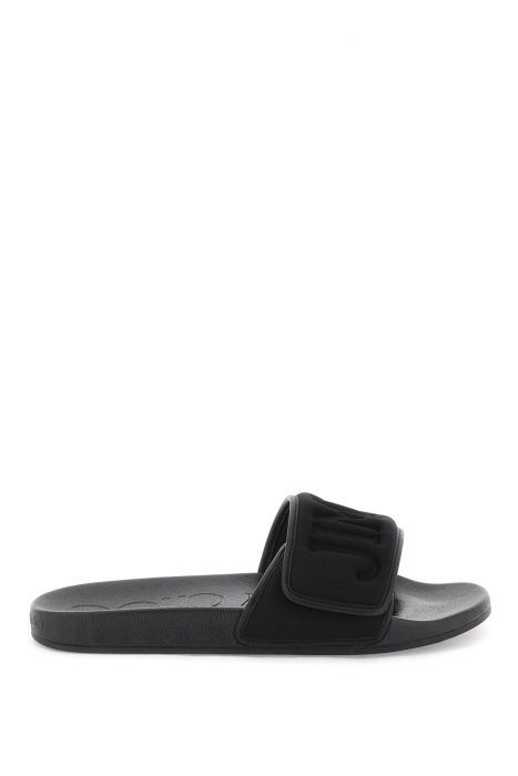 jimmy choo slides con logo