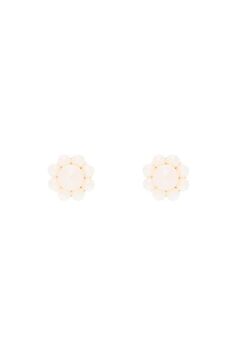 simone rocha earrings with pearls