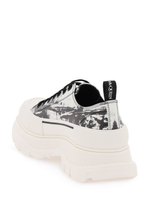 alexander mcqueen sneakers tread slick con stampa fold