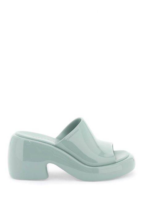 ferragamo mules with chunky sole