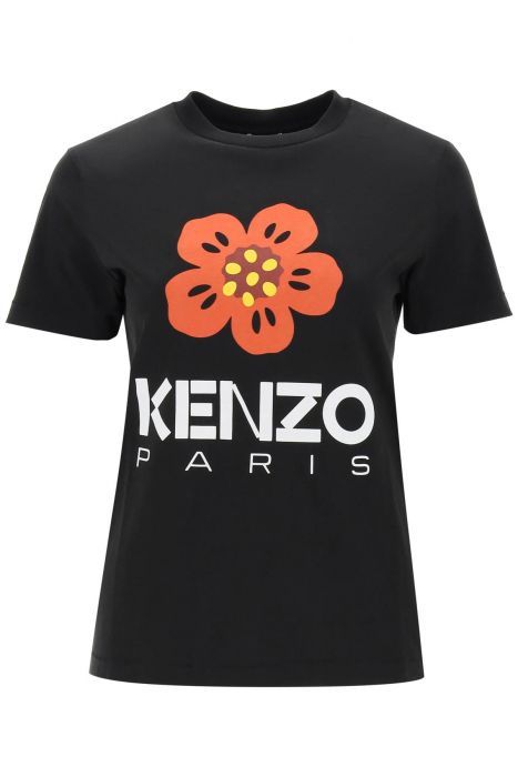 kenzo t-shirt con stampa boke flower