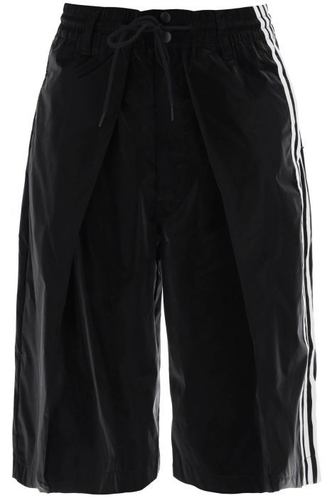 y-3 shiny nylon bermuda shorts