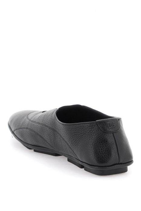 dolce & gabbana leather slipper for