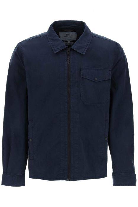 woolrich overshirt in cotone