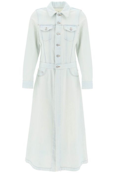 mm6 maison margiela lightweight denim coat