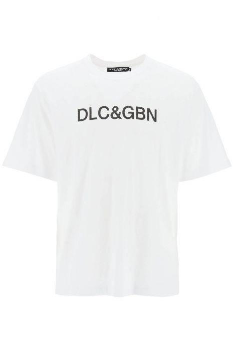 dolce & gabbana crewneck t-shirt with logo
