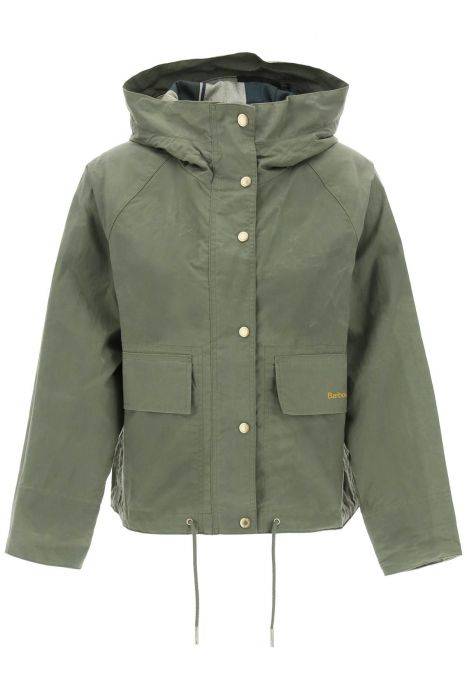barbour nith hooded jacket with